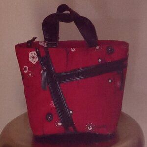 California Innovations Red/Black Floral Cooler Bag